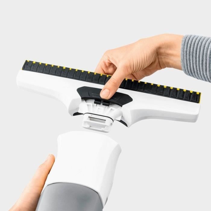 KARCHER WV 6 Plus - Limpiacristales - Escobilla XL de 280 mm - Autonomía de la batería: 100 min - Limpia hasta 300 m² (aproximadamente 100 ventanas)
