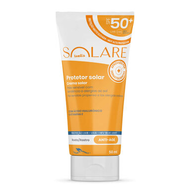 Solare Wells krema za sunčanje protiv starenja lica SPF50 50 ml