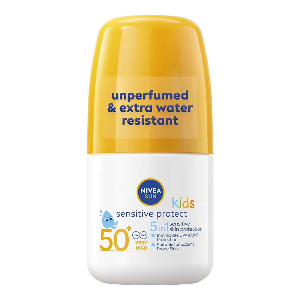 Gel de duș roll-on Protect & Sensitive Kids SPF50+ 50 ml - NIVEA
