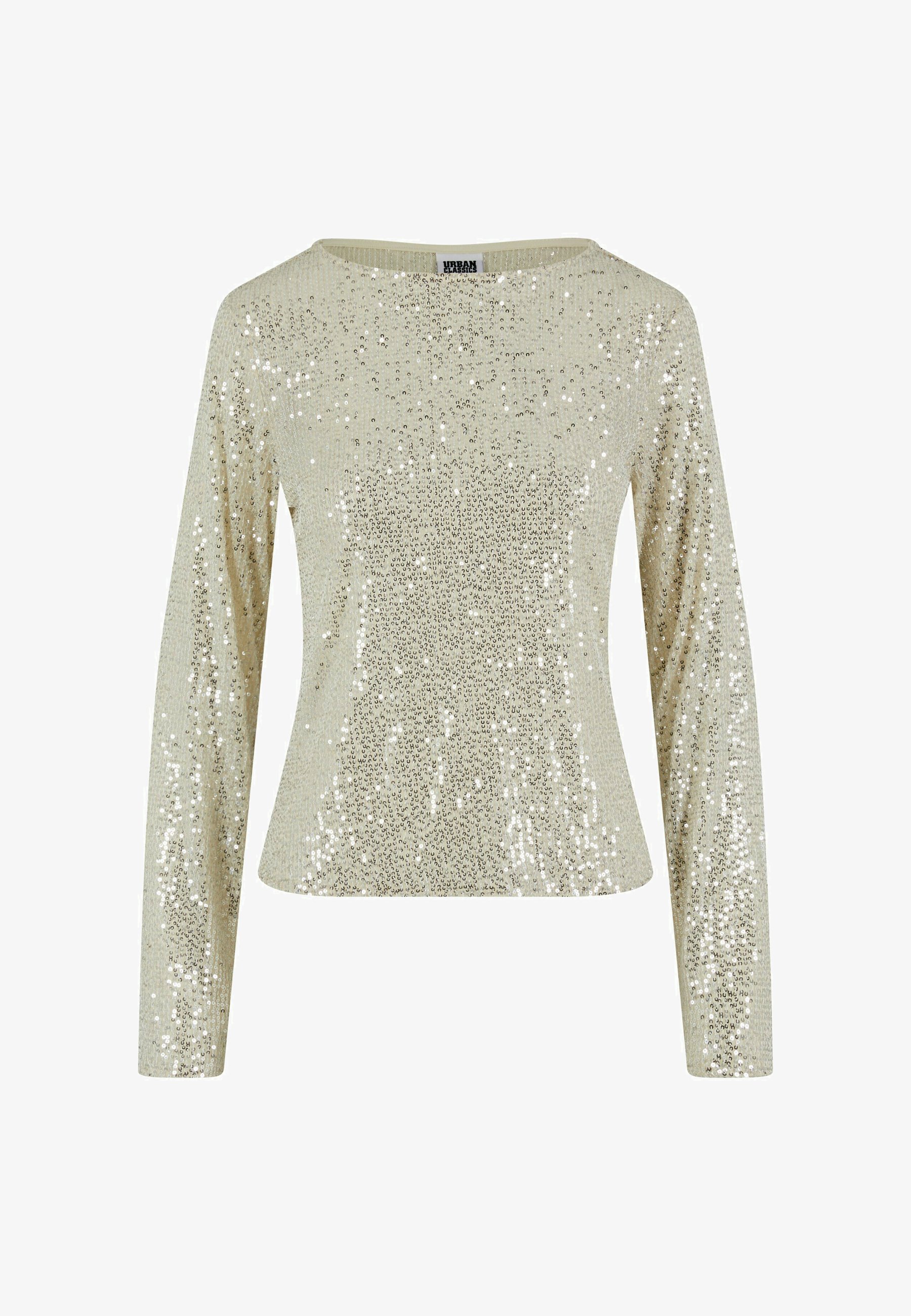 Blusa Urban Classics con paillettes - color sabbia bianca