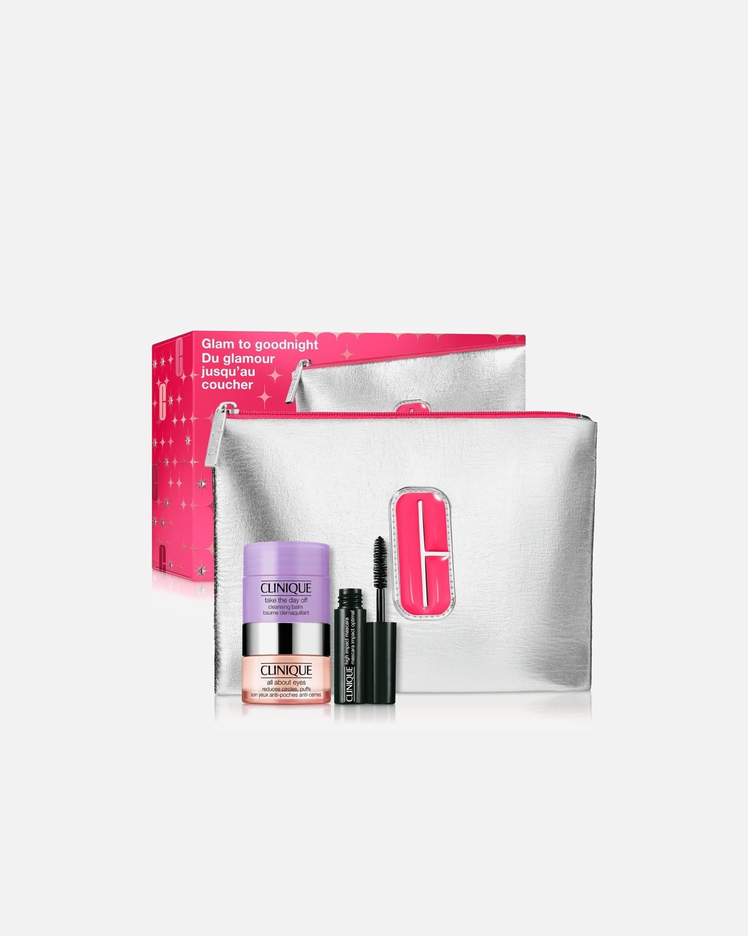 Sada na starostlivosť o oči Clinique „All About Eyes™ Glam To Goodnight“ – 1 kus