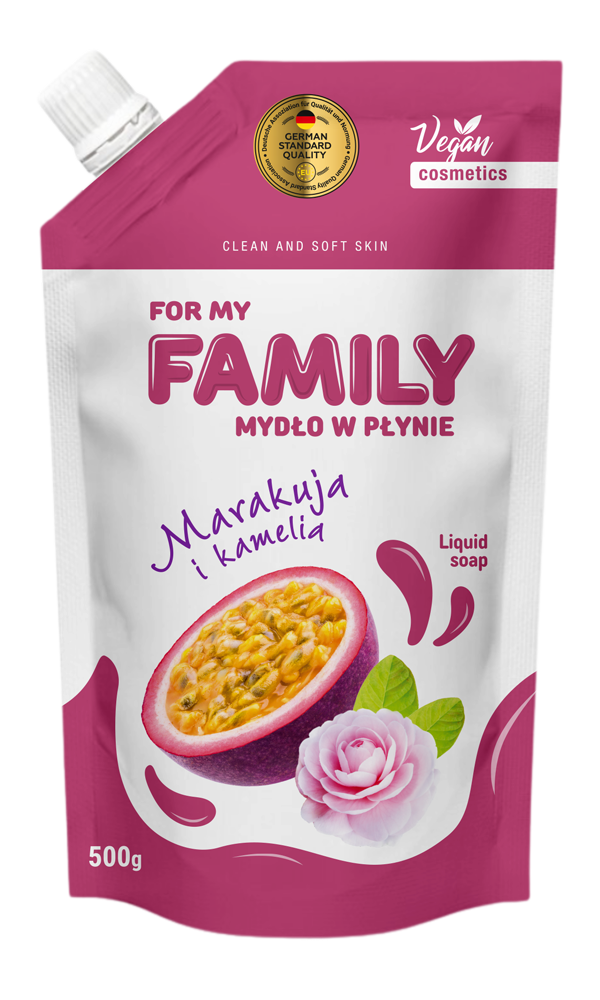 Pour ma famille, fruit de la passion et camélia