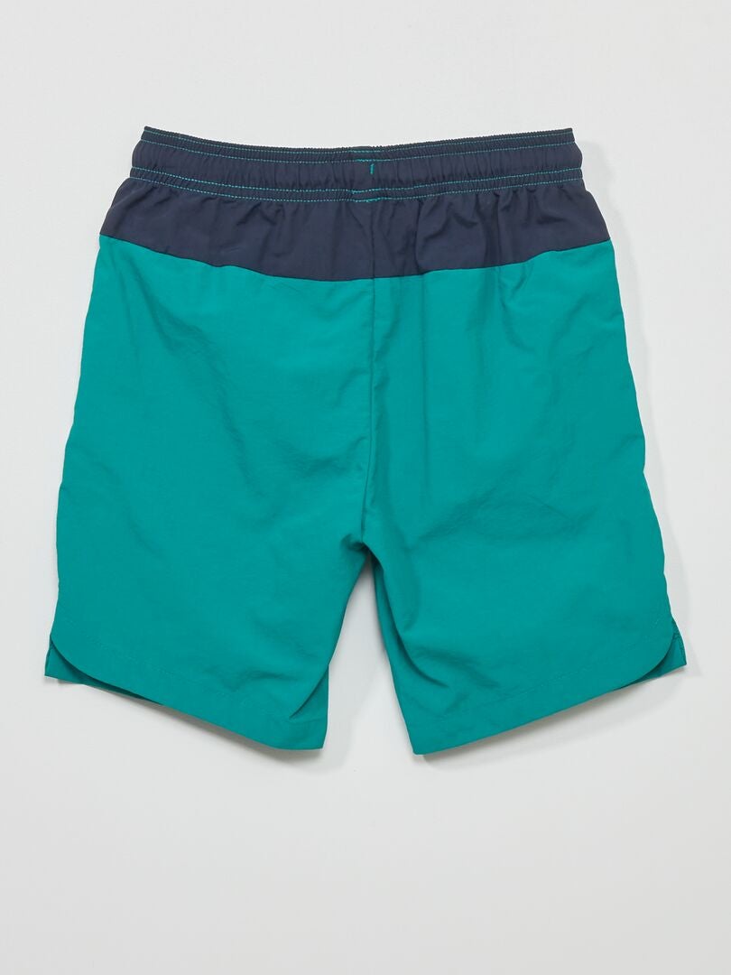 Bermudas con cremallera - VERDE