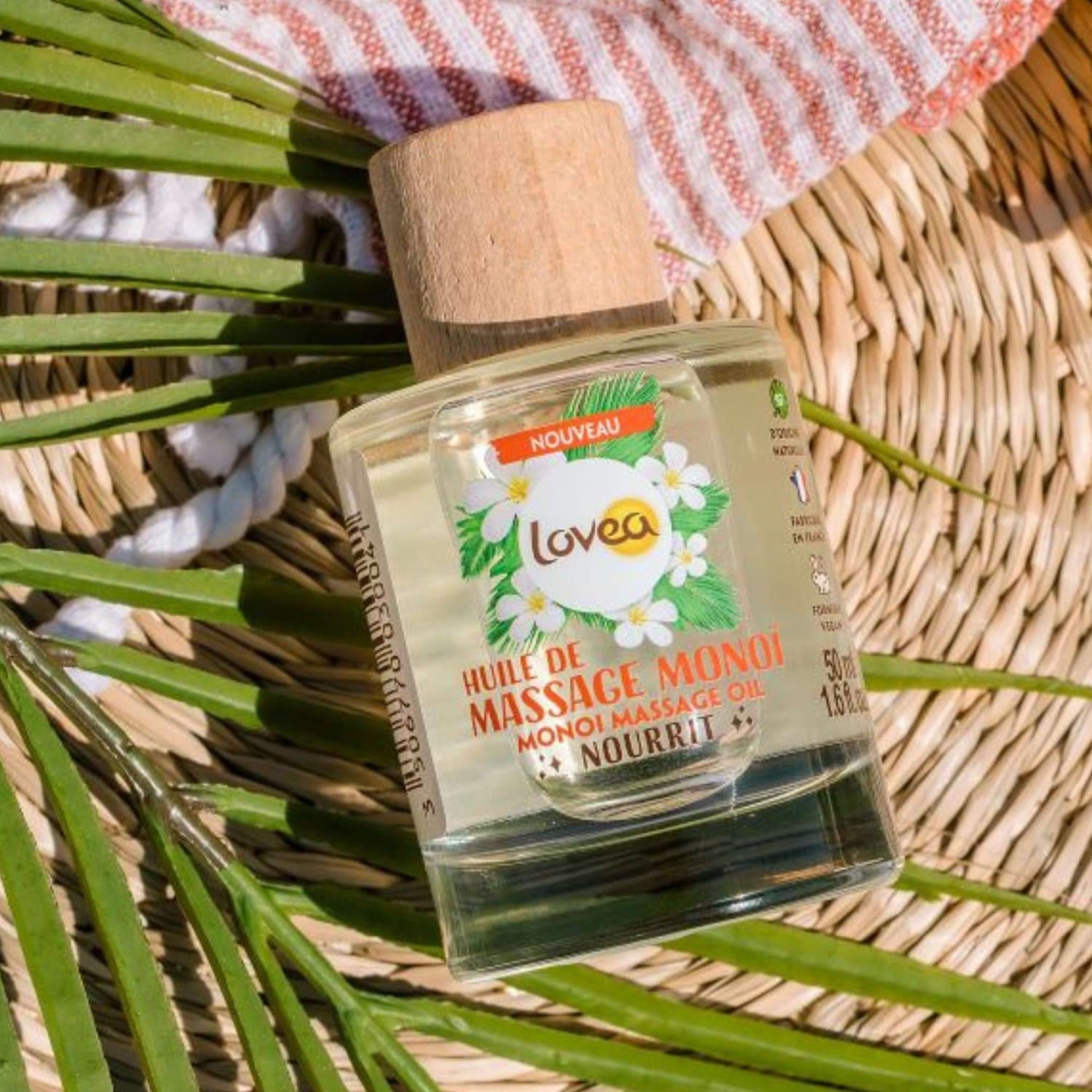 Lovea Huile de Massage Monoï Nourrit