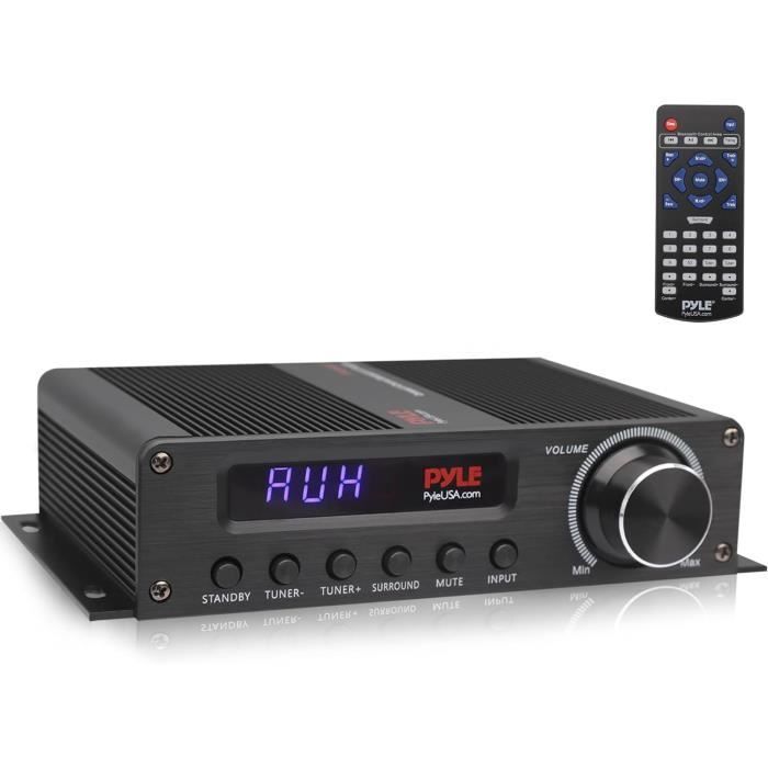 Amplificatore audio - PYLE - 100W - Bluetooth - 5.1 canali - HDMI, AUX, antenna FM