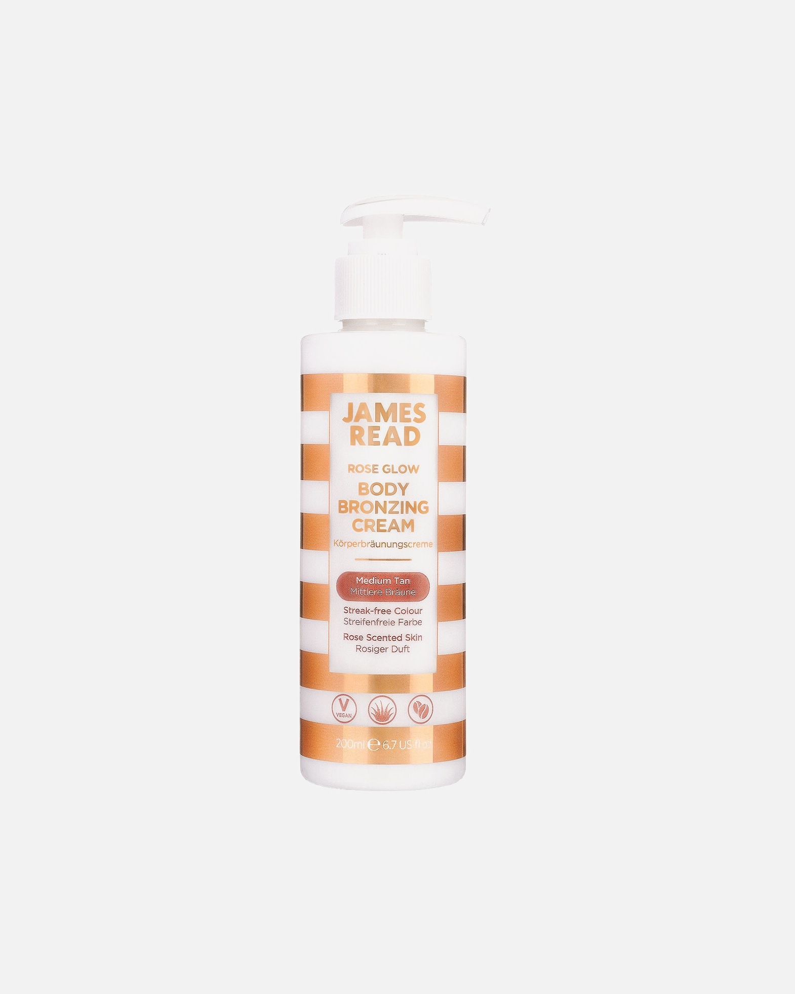 James Read krema za samotamnjenje ROSE GLOW BODY BRONZING CREAM - 200 ml