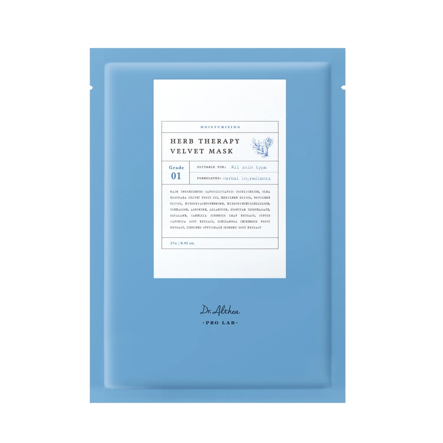 Mask Herb Therapy Velvet Mask - Maschera Lenitiva viso