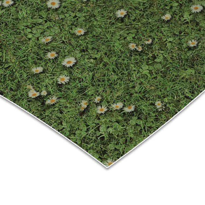 Suelo de vinilo 3D Moonlight Daisy de PVC, 100 x 100 cm