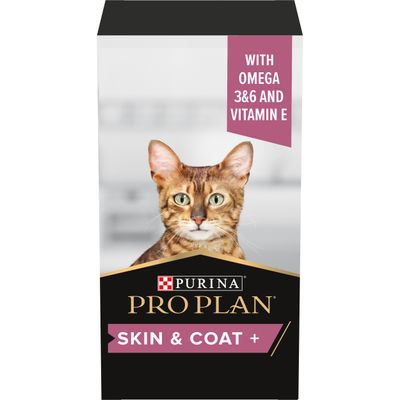 Ulei suplimentar pentru piele și blană Purina Pro Plan Cat Adult