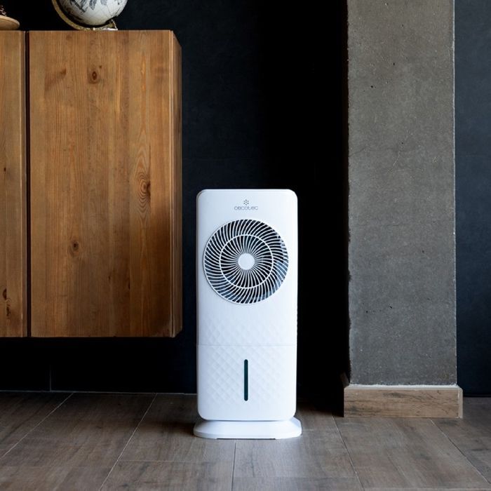 Cecotec - Enfriador de aire inteligente compacto EnergySilence 3500 Cool - 60 W, 104 cm de diámetro, 3 velocidades