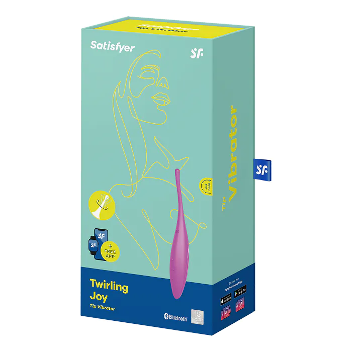 Satisfyer Masażer Twirling Joy Connect App Fuchsia