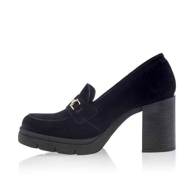 Mocassini/scarpe da barca neri da donna