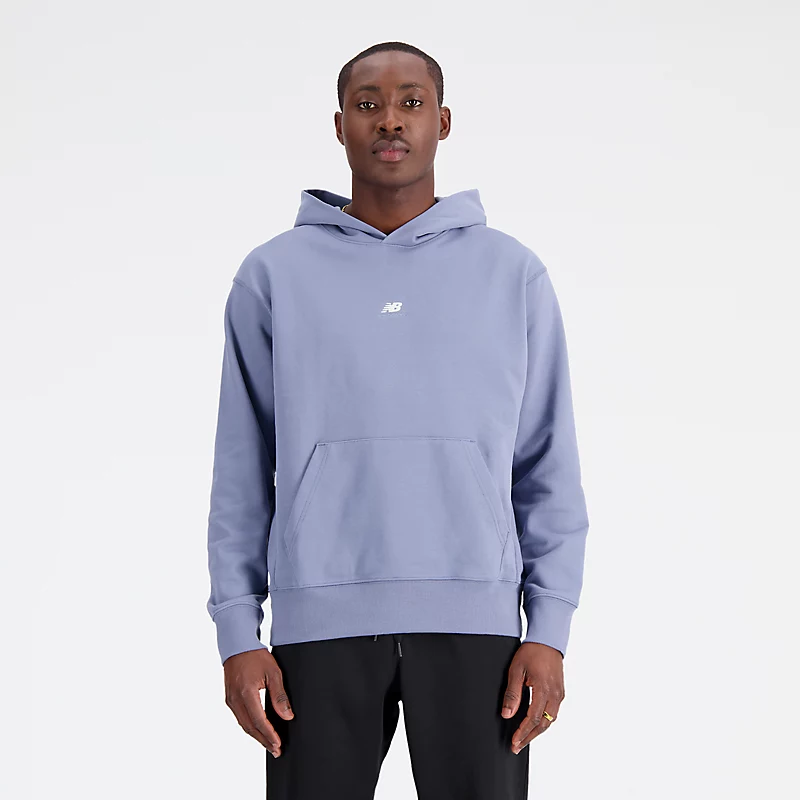 Hanorac bărbătesc Athletics Remastered Graphic French Terry - ARCTIC GRAY