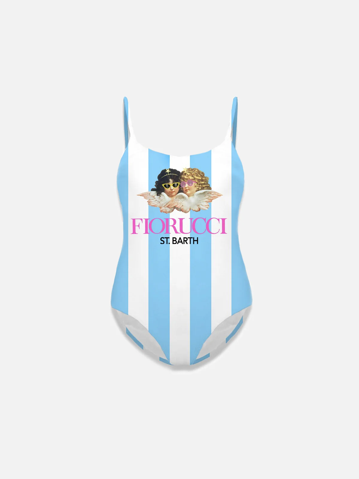 Cecille Jr. badpak uit één stuk voor meisjes met Fiorucci-print | FIORUCCI SP