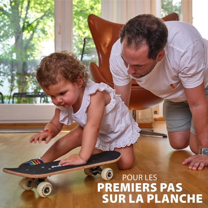Skate infantil - Cor Nebulosa - 71 cm x 20 cm - Apollo