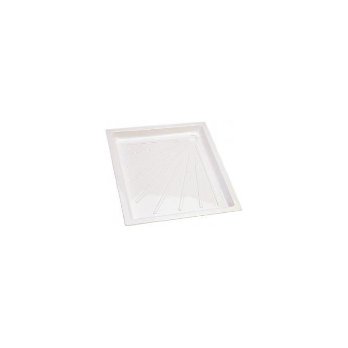 Corner shower tray drilling 725 x 680mm for caravan and motorhome