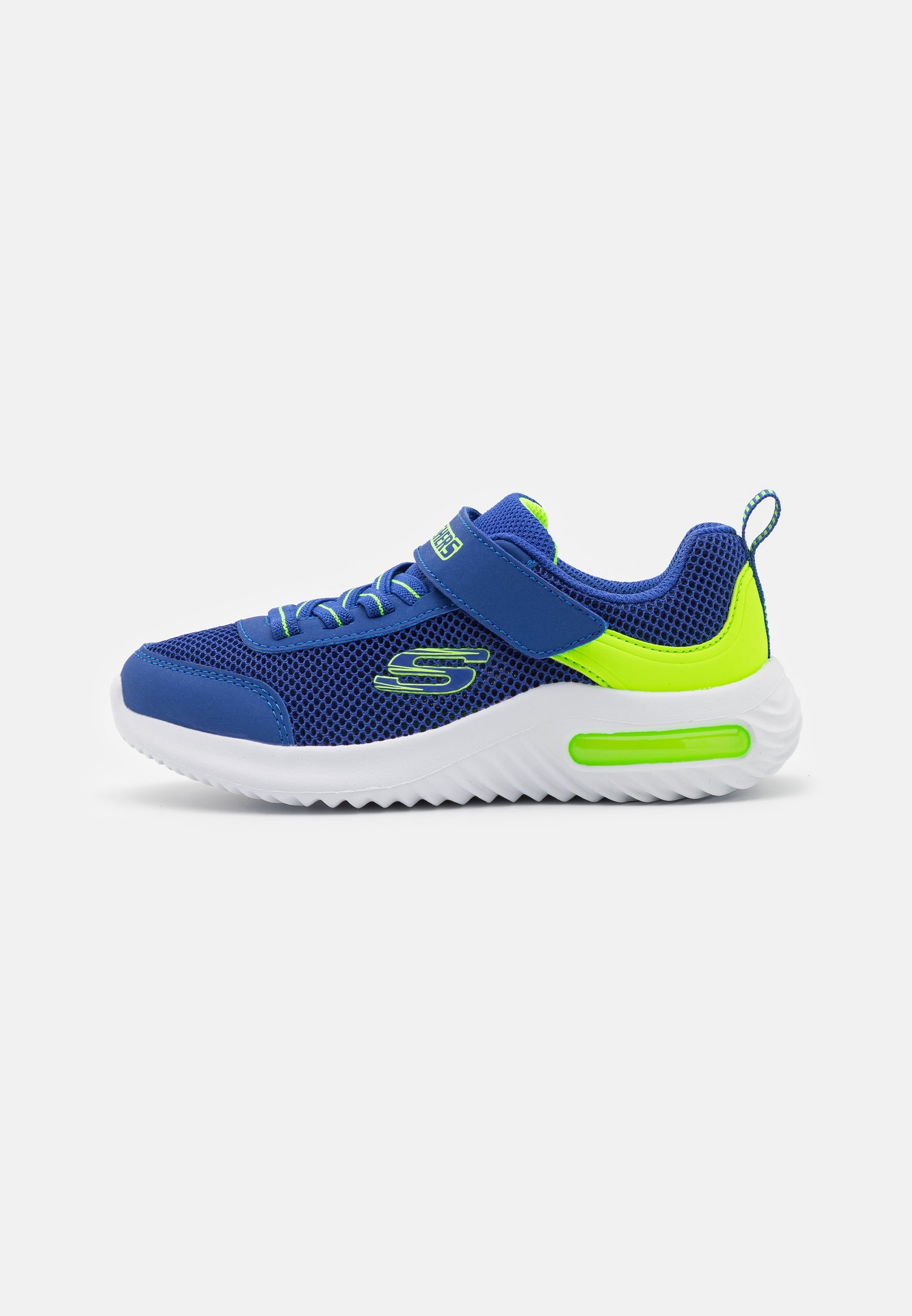 Skechers BOUNDER-TECH - Sneakers laag - blauw/lime