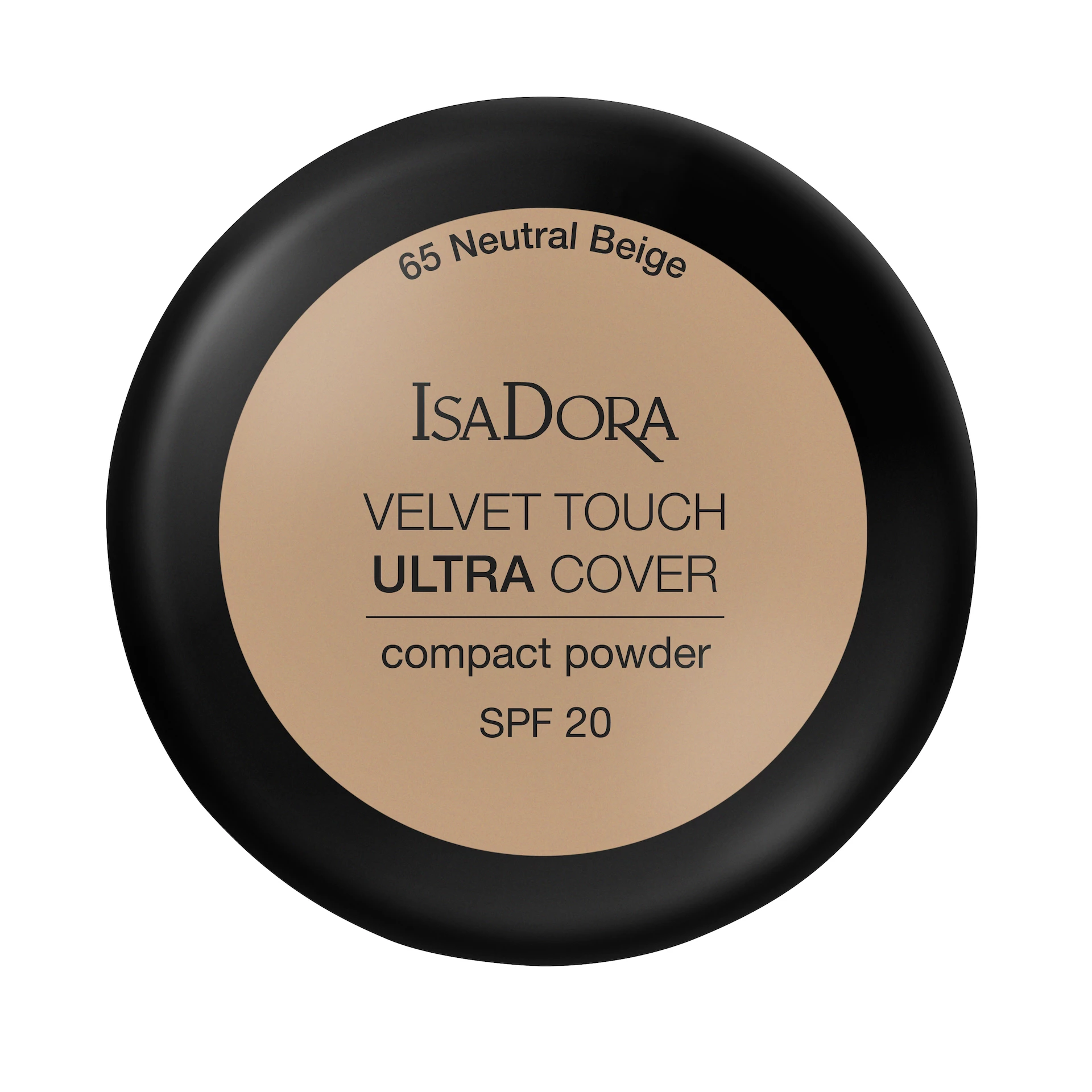 Pudră compactă Velvet Touch Ultra Cover SPF20 65 Bej neutru - Isadora