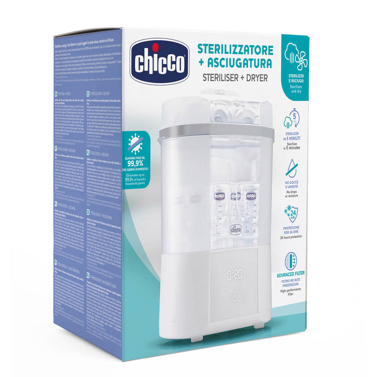 Αποστειρωτής Chicco με στεγνωτήριο