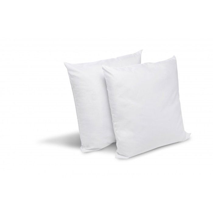Set di 2 morbidi cuscini antiacaro per la salute, 60x60 cm, bianchi - BLUE CALIN