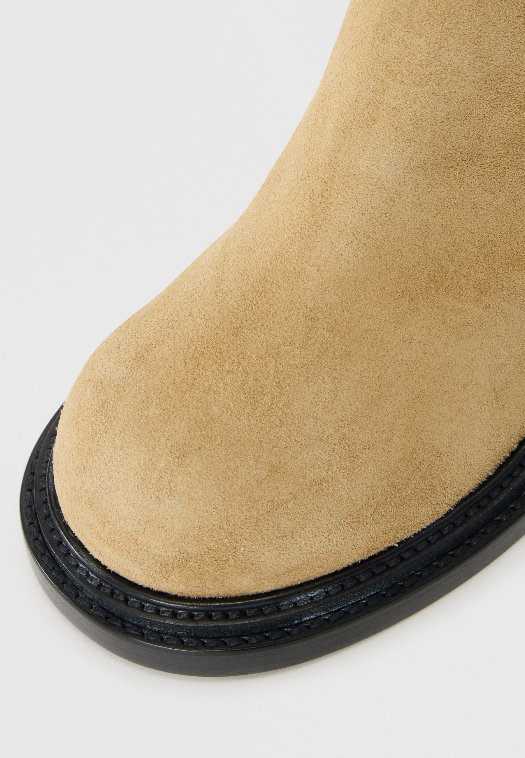 Stivaletti alla caviglia con tacco alto MOSCHINO - beige