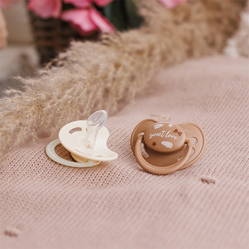 Chupetas anatômicas de silicone BabyOno Take Care smoczek