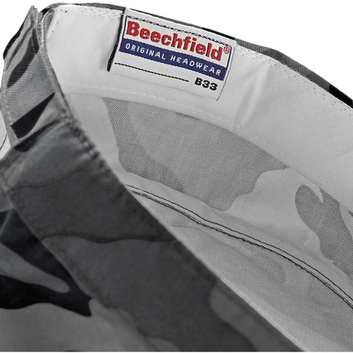  Șapcă/vizieră de camuflaj Beechfield bleumarin