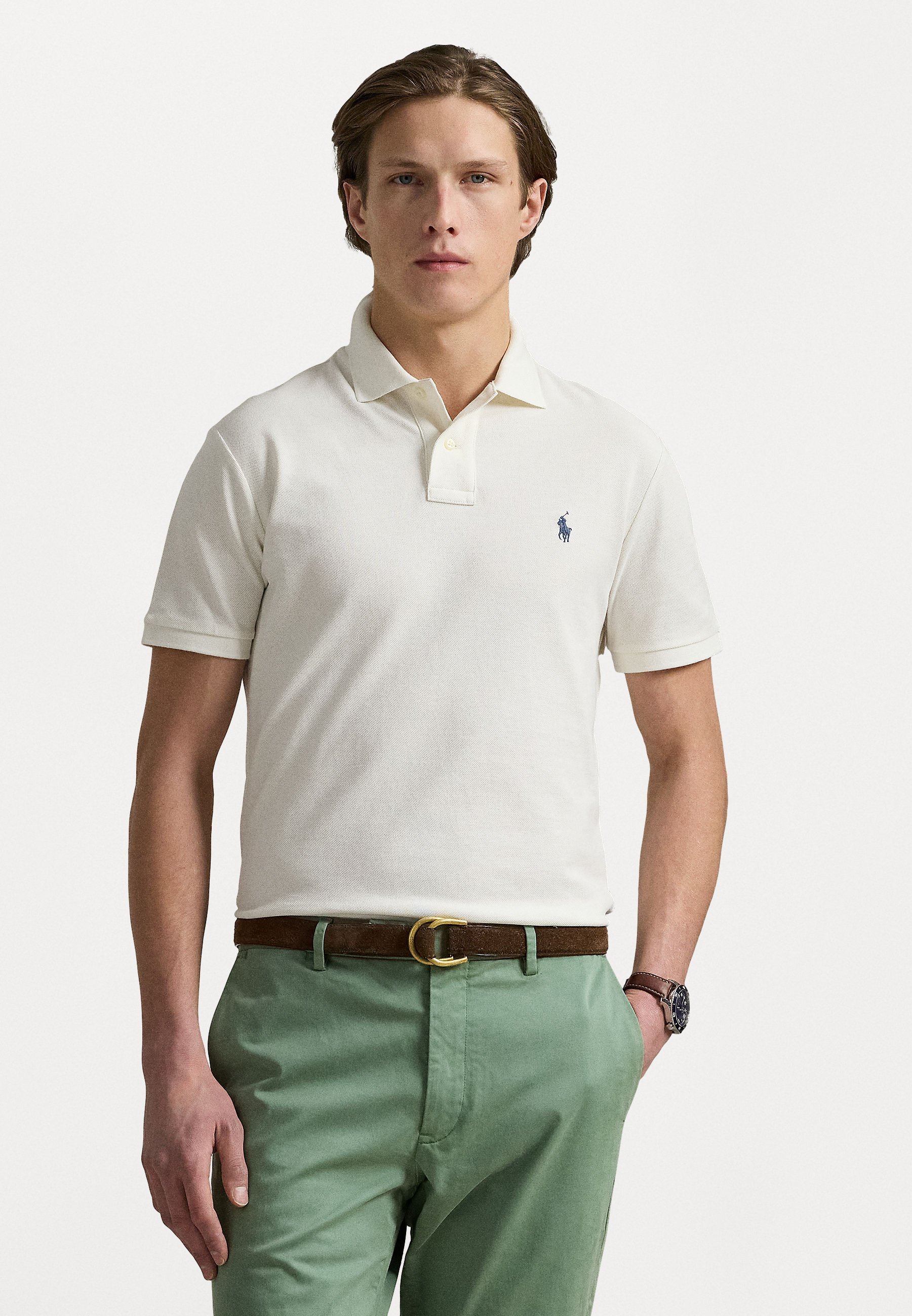 Polo Ralph Lauren SLEEVE - Poloskjorter - dark navy