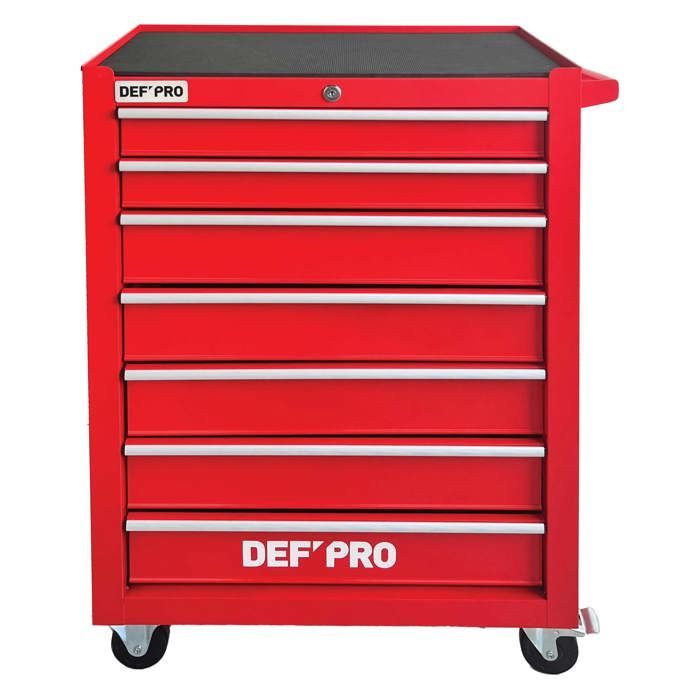 Carro de taller de 7 cajones con ruedas – Capacidad de 115 kg – 88,5 cm de altura – Acero de alta resistencia
