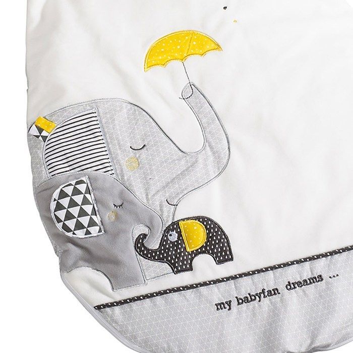 Saco de dormir de verano - babyfan - 0-4 meses - Blanco - Unisex - 2 x 42 x 70 cm