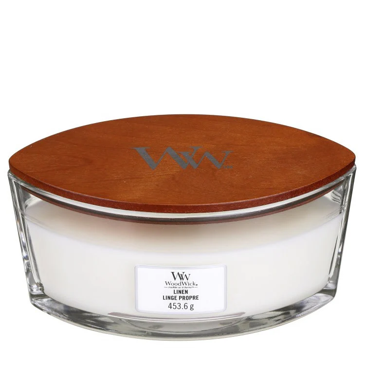 Ellipse Candles Linen - Candela Profumata