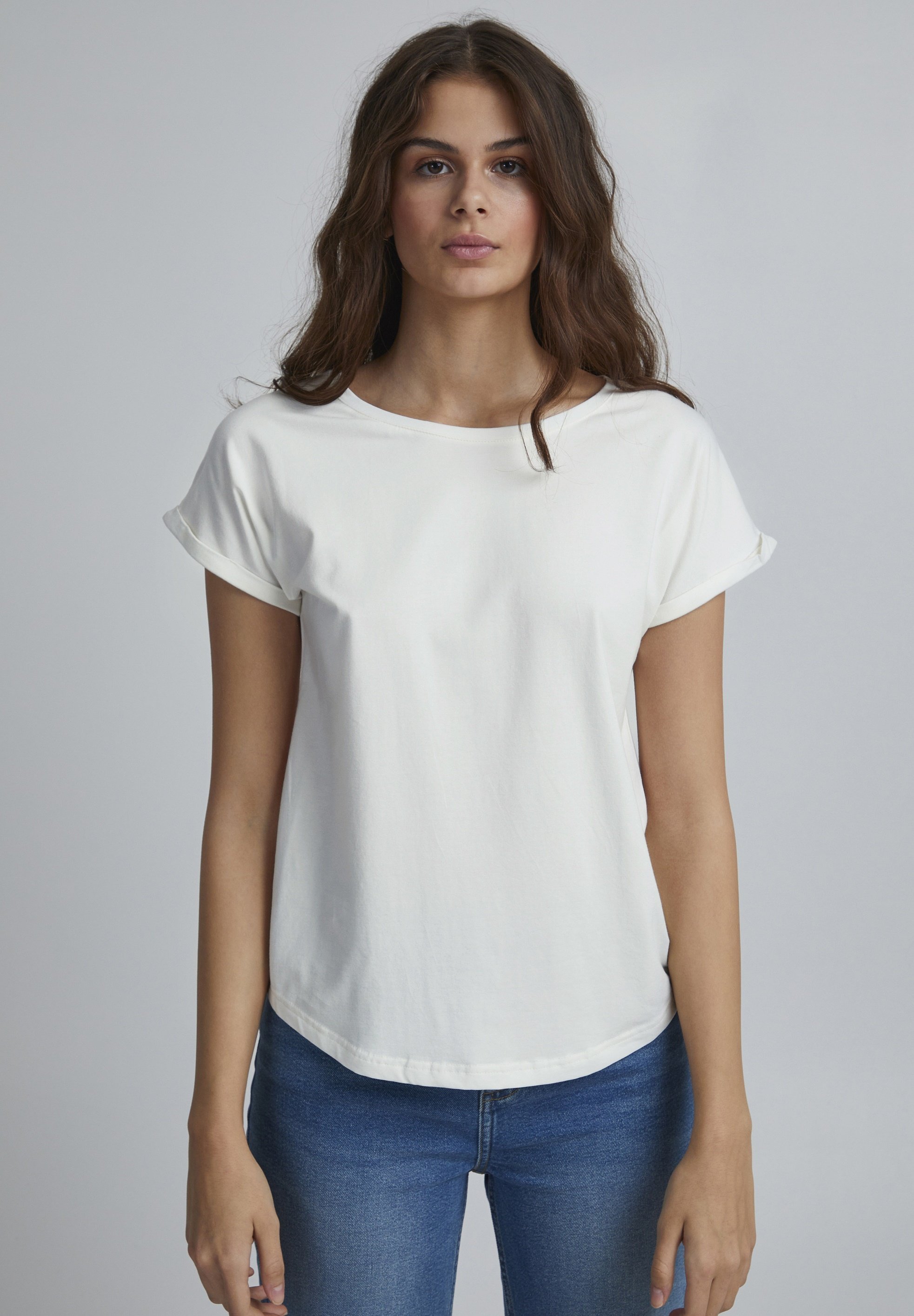 b.young BYPamila - Basic T-Shirt - Off-White
