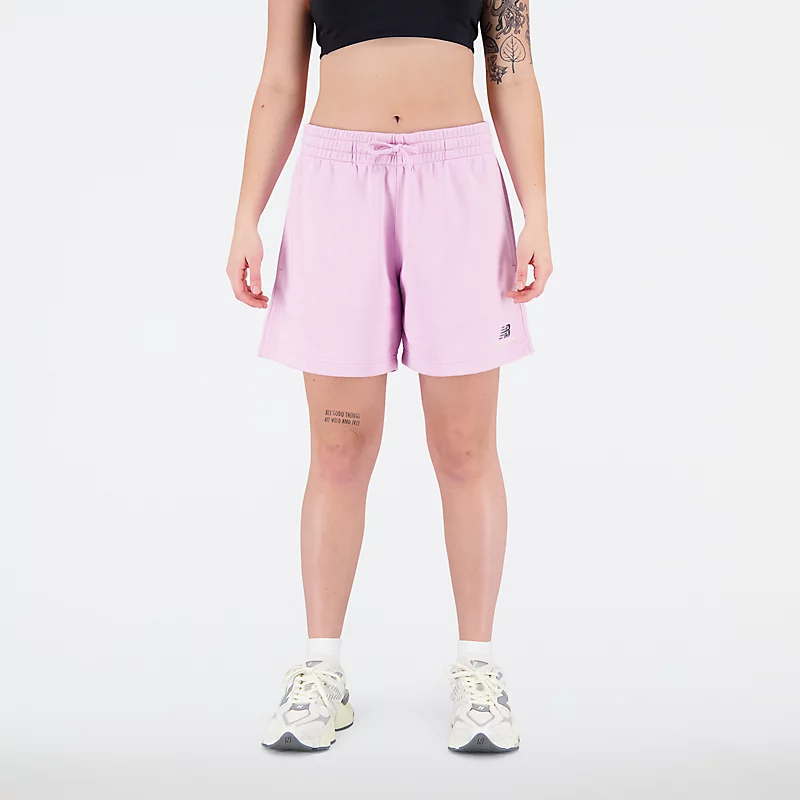Unisex, απαραίτητο σορτς French Terry – LILAC CLOUD