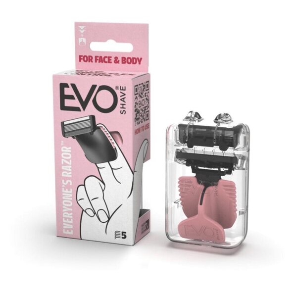 EvoShave Series 3 System Scheerapparaat Starterpakket in Poederroze