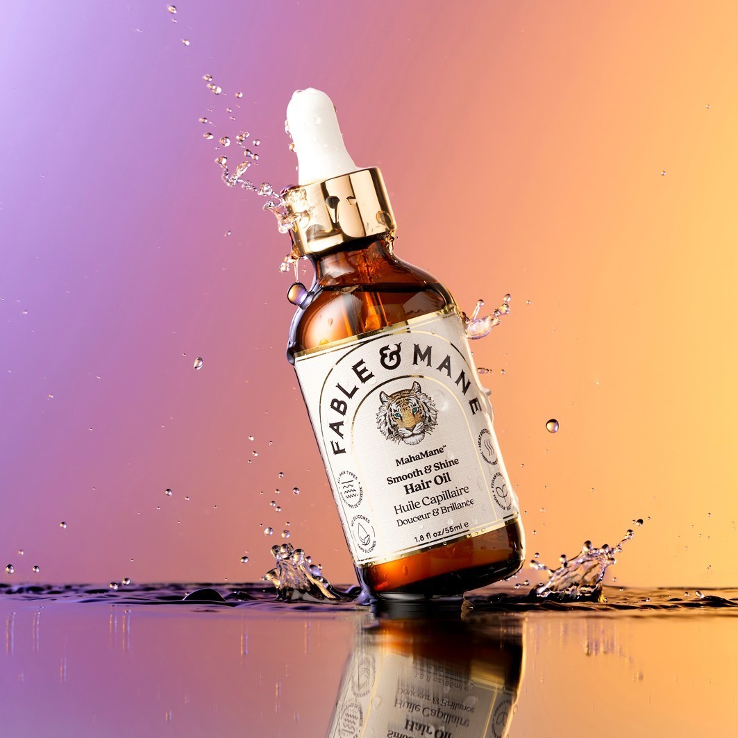Fable & Mane plaukų aliejus MahaMane MahaMane Smooth & Shine plaukų aliejus - 14,4 ml