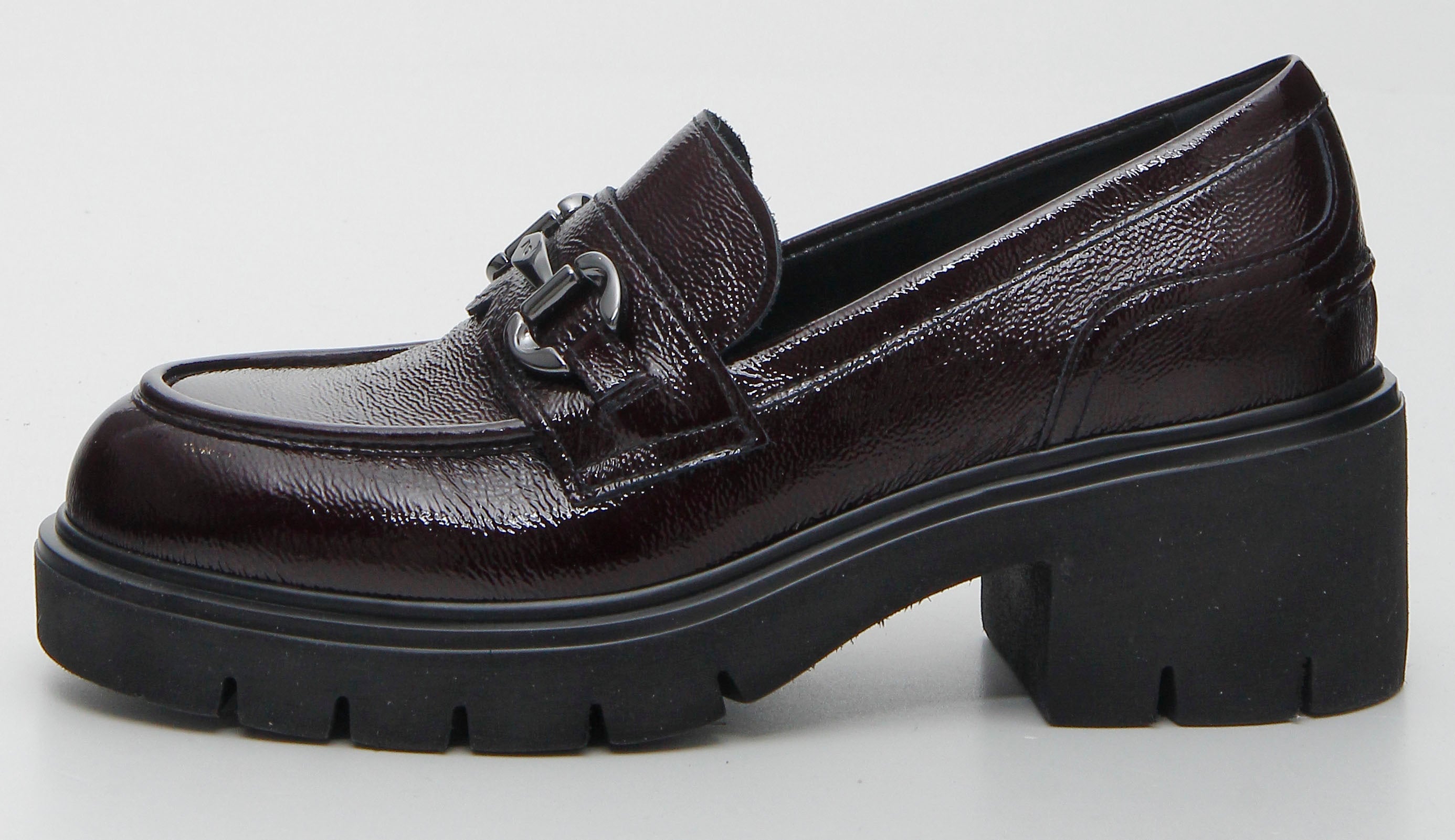  Damen-Mokassins aus Lackleder