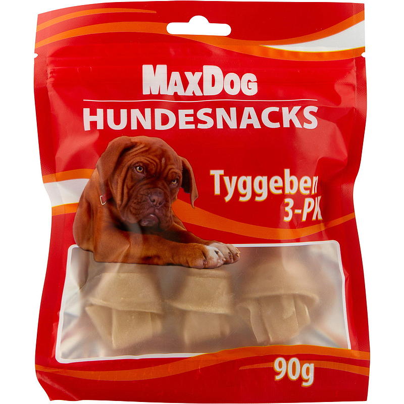 MaxDog Ossa da masticare, confezione da 3, 97 g