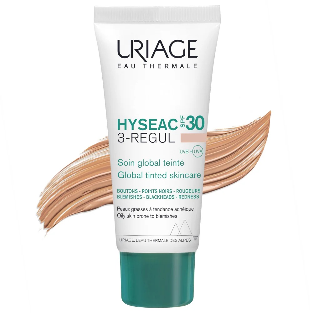 URIAGE Hyseac 3-Reg Teint SPF30 Getinte crème 40M