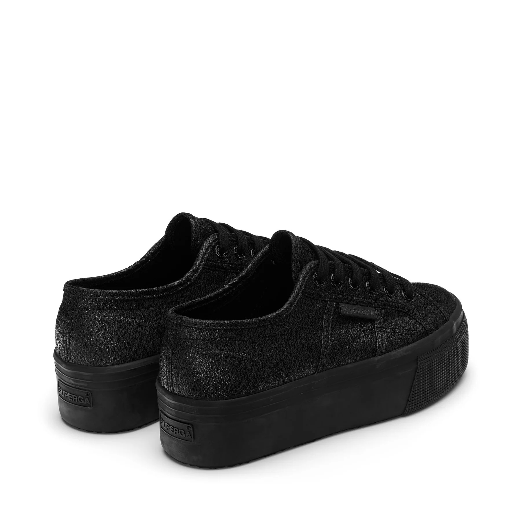 2790 PLATFORM LAME-TOTAL BLACK