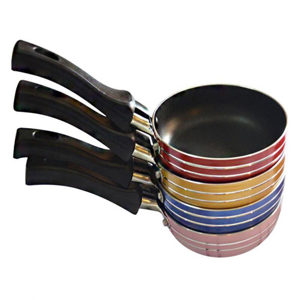 Mini-casserole à œufs au plat, petite poêle à frire, ustensiles de cuisine plats antiadhésifs, plats à rôtir (couleur aléatoire)