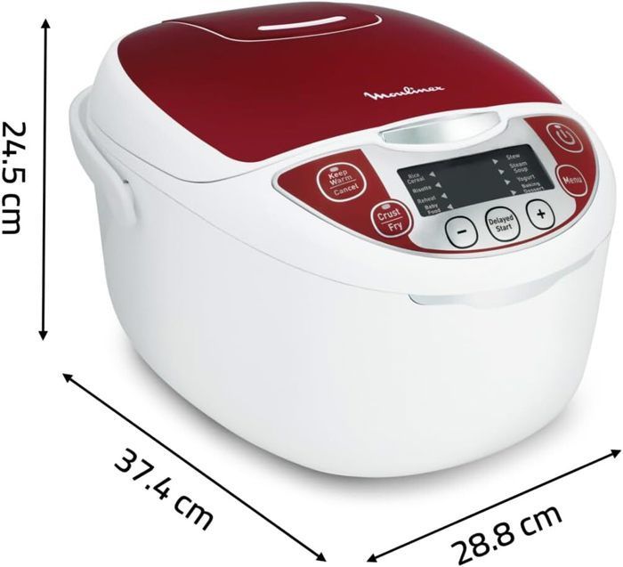 Multicooker - Moulinex - 5 L - 750 W - 12 programs - Removable non-stick bowl