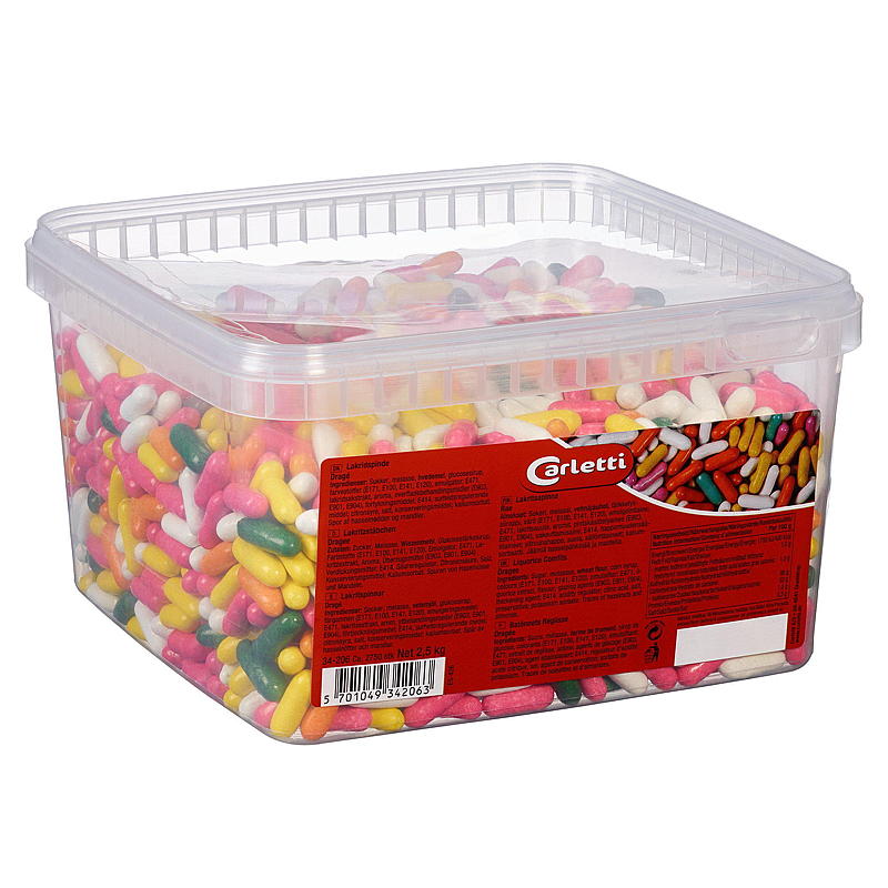 KnallGodt Regaliz en barra 2,5 kg
