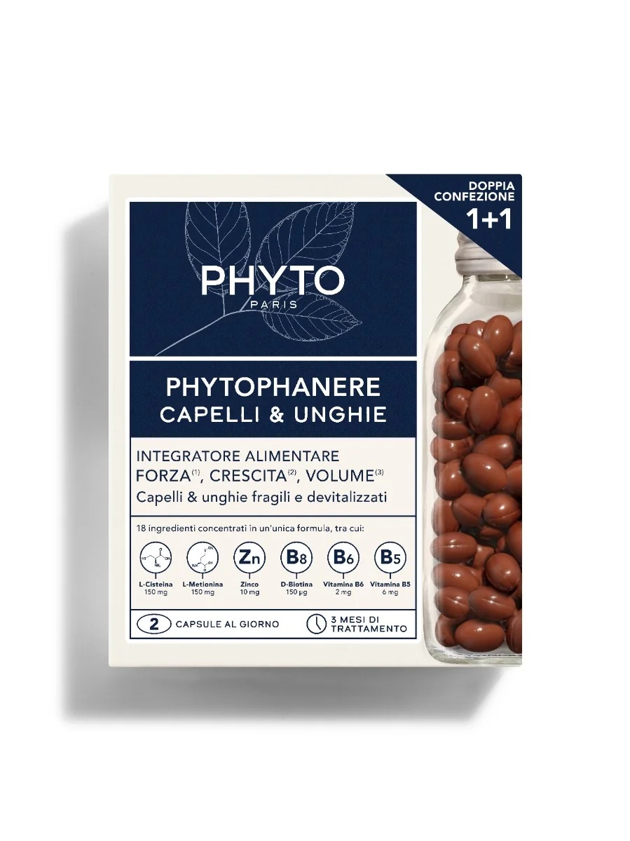 PHYTO Phyto Phytophanère 180 capsules Complément alimentaire pour les cheveux et les ongles