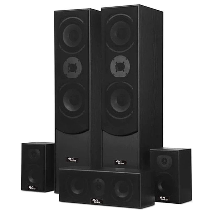 Evidence Acoustics Home Cinema EA850-BK 5.1 – 5-Speaker System + Bluetooth USB Karaoke Amplifier