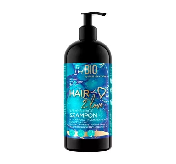 Eveline Cosmetics Hair 2 Love balansujący szampon do włosów normalnych i przetłuszczających się 400 ml