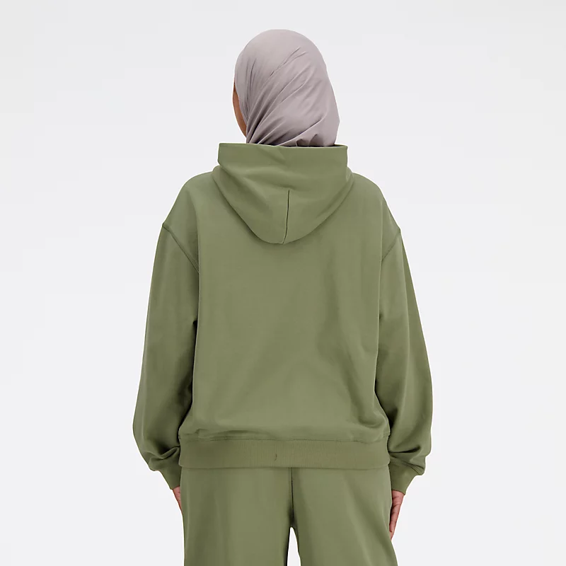 Moletom com capuz Femme Athletics French Terry - OLIVINA ESCURA