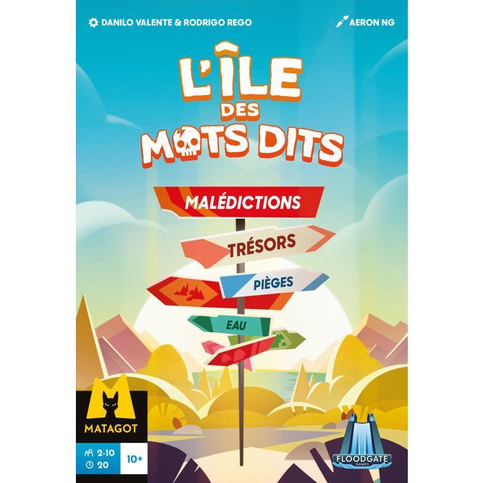 Juego de mesa ASMODEE La Isla de las Palabras Habladas - De 2 a 10 jugadores - Mayores de 10 años - Partidas de 20 minutos - Juego cooperativo o competitivo