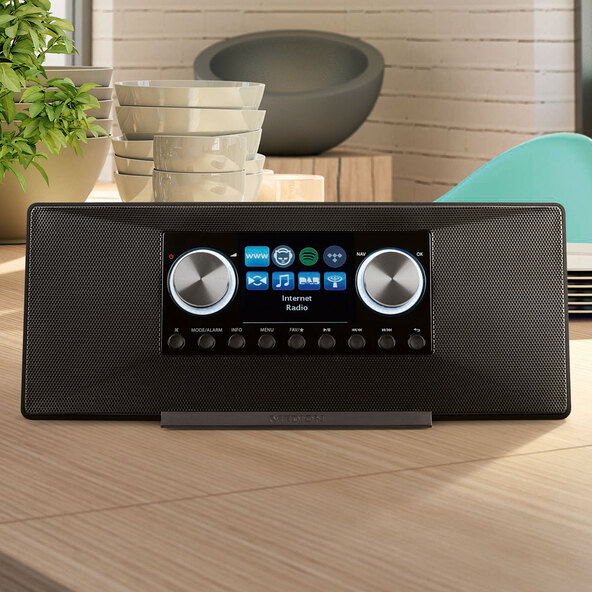 Stereo internetradio P85289, zwart