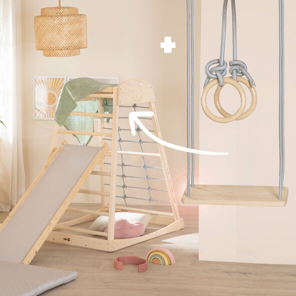 Indoor Klettergerüst, Holz