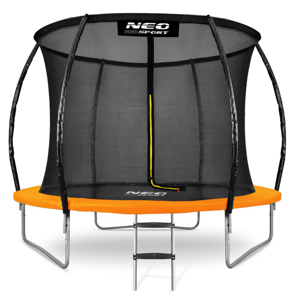 Trampolina ogrodowa z siatką wewnętrzną Neo-Sport 252cm 8ft